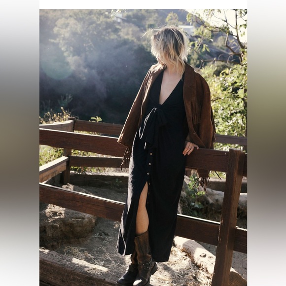 Free People Vintage Summer Midi Dress - Picture 2 of 9